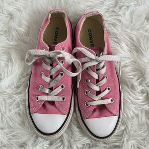 Girls Pink Converse Size 1